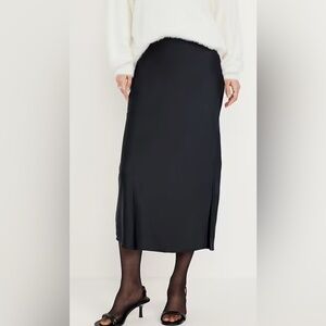 Old Navy Black Midi Skirt